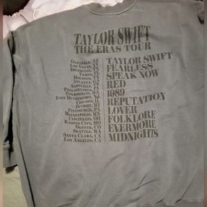 Blue Crew Neck Taylor Swift